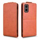 For Infinix GT 30 Pro Magnetic Vertical Flip Leather Phone Case with Buckle(Brown) - 2