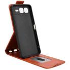 For Infinix Smart 10 Plus 4G Magnetic Vertical Flip Leather Phone Case with Buckle(Brown) - 3