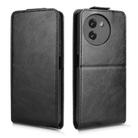 For Doogee Note 59 / Note 59 Pro Magnetic Vertical Flip Leather Phone Case with Buckle(Black) - 2