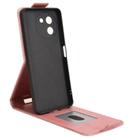 For Doogee Note 59 / Note 59 Pro Magnetic Vertical Flip Leather Phone Case with Buckle(Rose Gold) - 3