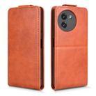 For Doogee Note 59 / Note 59 Pro Magnetic Vertical Flip Leather Phone Case with Buckle(Brown) - 2