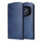 For Cubot A30 Magnetic Vertical Flip Leather Phone Case with Buckle(Blue) - 2