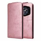 For Cubot A30 Magnetic Vertical Flip Leather Phone Case with Buckle(Rose Gold) - 2