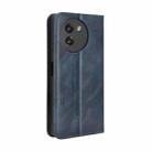 For Doogee Note 59 / Note 59 Pro Magnetic Buckle Retro Texture Leather Phone Case(Blue) - 3