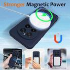 For Honor Magic7 Pro Shockproof Silicone Magsafe Phone Case(Navy Blue) - 3