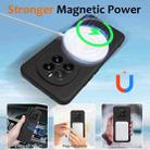 For Honor Magic7 Shockproof Silicone Magsafe Phone Case(Black) - 3