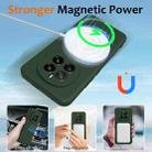 For Honor Magic7 Shockproof Silicone Magsafe Phone Case(Dark Green) - 3