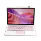 For Lenovo Tab 10.1 / ZhaoYang K10C 10.1 AM29-A Ultra-thin Detachable Bluetooth Keyboard Leather Tablet Case with Touchpad(Pink White) - 3