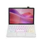 For Lenovo Tab 10.1 / ZhaoYang K10C 10.1 AM29-AS Ultra-thin Detachable Backlight Bluetooth Keyboard Leather Tablet Case with Touchpad(Lavender White) - 3