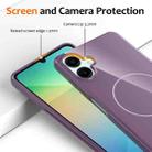 For Samsung Galaxy F06 5G / M06 5G Glossy TPU Shockproof MagSafe Phone Case with Lanyard(Purple) - 2