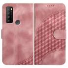 For TCL 30 XL YX0060 Elephant Head Embossed Phone Leather Case with Lanyard(Pink) - 1