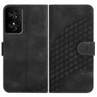 For TCL 50 SE / 40 NxtPaper 4G YX0060 Elephant Head Embossed Phone Leather Case with Lanyard(Black) - 1