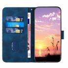 For TCL 403 YX0060 Elephant Head Embossed Phone Leather Case with Lanyard(Royal Blue) - 3