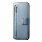 For Honor 200 Pro Ring Zipper Wallet RFID Blocking MagSafe Leather Phone Case(Blue) - 2
