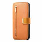 For Sony Xperia 5 V Ring Zipper Wallet RFID Blocking MagSafe Leather Phone Case(Orange) - 2