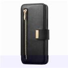 For Sony Xperia 10 VI Ring Zipper Wallet RFID Blocking MagSafe Leather Phone Case(Black) - 2