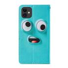For iPhone 11 Cross Texture Painting Pattern Horizontal Flip Leather Case with Holder & Card Slots & Wallet & Lanyard(Big Eyed) - 3