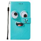 For iPhone 11 Pro Cross Texture Painting Pattern Horizontal Flip Leather Case with Holder & Card Slots & Wallet & Lanyard(Big Eyed) - 2