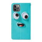 For iPhone 11 Pro Cross Texture Painting Pattern Horizontal Flip Leather Case with Holder & Card Slots & Wallet & Lanyard(Big Eyed) - 3