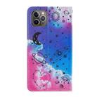 For iPhone 11 Pro Max Cross Texture Painting Pattern Horizontal Flip Leather Case with Holder & Card Slots & Wallet & Lanyard(Love Universe) - 3