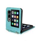For ZTE nubia Flip2 Crossbody Card Bag PU Folding Phone Case(Green) - 3