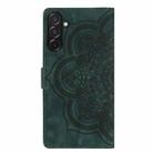 For Samsung Galaxy A17 5G / A26 5G Mandala Embossed Retro Frosted Leather Phone Case(Green) - 3