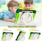 For Honor Pad X9 / X8a Armor Portable Rotating Ring Holder Silicone Tablet Case(Colorful Green) - 3
