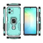 For Samsung Galaxy A06 4G Metal Kickstand TPU Hybrid PC Phone Case(Green) - 3