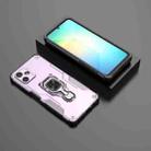 For Samsung Galaxy A06 4G Metal Kickstand TPU Hybrid PC Phone Case(Purple) - 2