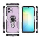 For Samsung Galaxy A06 4G Metal Kickstand TPU Hybrid PC Phone Case(Purple) - 3
