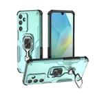 For Samsung Galaxy A16 4G Metal Kickstand TPU Hybrid PC Phone Case(Green) - 1