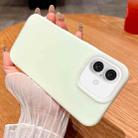 For iPhone 16 Jelly Silicone Skin-feel Phone Case(Light Green) - 1