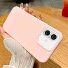 For iPhone 16 Plus Jelly Silicone Skin-feel Phone Case(Pink) - 1