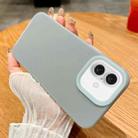 For iPhone 16 Plus Jelly Silicone Skin-feel Phone Case(Grey) - 1