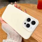 For iPhone 16 Pro Max Jelly Silicone Skin-feel Phone Case(White) - 1