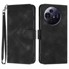 For TCL 50 NxtPaper Line Pattern Skin Feel Leather Phone Case(Black) - 1