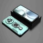 For Realme 14 Pro+ Metal Kickstand TPU Hybrid PC Phone Case(Green) - 2