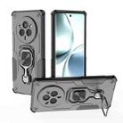 For Realme 14 Pro Metal Kickstand TPU Hybrid PC Phone Case(Black) - 1
