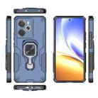 For Realme 14 Metal Kickstand TPU Hybrid PC Phone Case(Blue) - 3