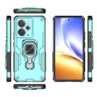For Realme 14 Metal Kickstand TPU Hybrid PC Phone Case(Green) - 3