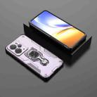 For Realme 14 Metal Kickstand TPU Hybrid PC Phone Case(Purple) - 2