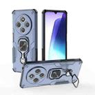 For Redmi 14C 4G Metal Kickstand TPU Hybrid PC Phone Case(Blue) - 1