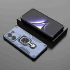For Redmi Turbo 4 Metal Kickstand TPU Hybrid PC Phone Case(Blue) - 2
