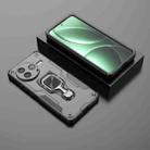 For Redmi K80 Metal Kickstand TPU Hybrid PC Phone Case(Black) - 2