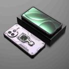 For Redmi K80 Metal Kickstand TPU Hybrid PC Phone Case(Purple) - 2