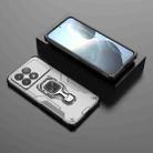 For Redmi K70 Metal Kickstand TPU Hybrid PC Phone Case(Grey) - 2