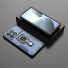 For Redmi K70 Metal Kickstand TPU Hybrid PC Phone Case(Blue) - 2