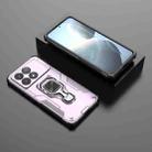 For Redmi K70 Metal Kickstand TPU Hybrid PC Phone Case(Purple) - 2