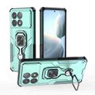 For Redmi K70E Metal Kickstand TPU Hybrid PC Phone Case(Green) - 1