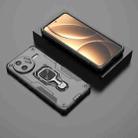 For Redmi K80 Pro Metal Kickstand TPU Hybrid PC Phone Case(Black) - 2